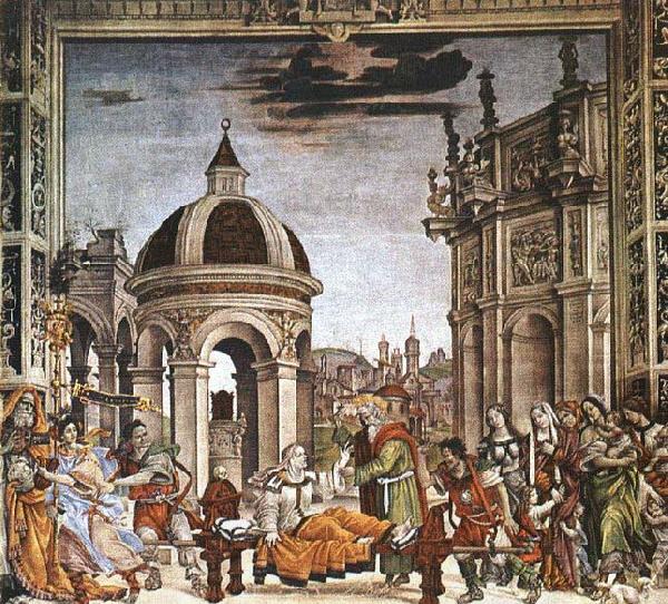 Filippino Lippi St John the Evangelist Resuscitating Druisana China oil painting art